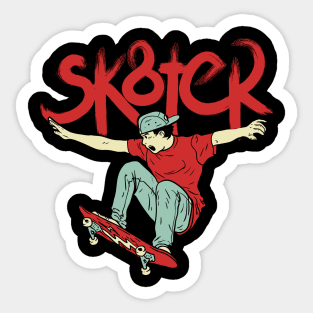 Skater Sticker